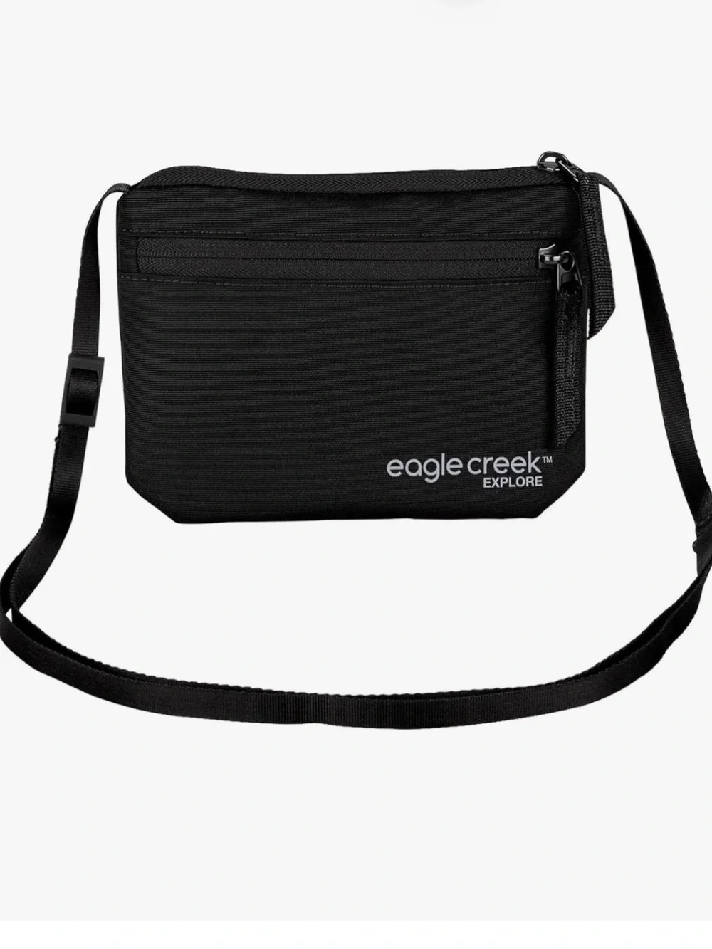 NWT EAGLE CREEK Explore Crossbody Wallet Purse Bag Black